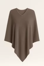 Cashmere Wool Poncho Lava - Image 2