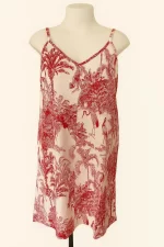 Crane & Canopy Red Cotton Chemise DPR-15