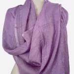Lilac Linen Scarf