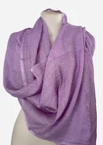 Lilac Linen Scarf
