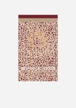 Crimson Drift Linen Scarf - Image 5