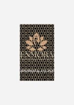 Black Link Ivory Linen Scarf - Image 6