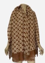 Rust Weave Heritage Linen Scarf - Image 2