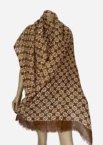 Rust Weave Heritage Linen Scarf - Image 4