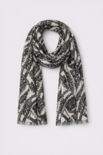 Noir Chains Merino Wool Printed Scarf - Image 3