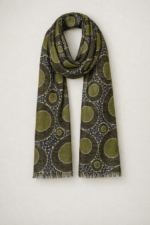 Savanna Eclipse Merino Wool Printed Scarf - Image 2