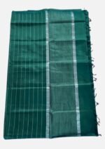 Borderless Handwoven Paturu Silk Saree - Image 4