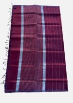 Borderless Handwoven Paturu Silk Saree - Image 12