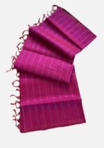 Borderless Handwoven Paturu Silk Saree - Image 9