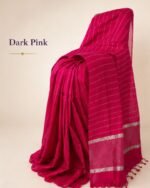 Borderless Handwoven Paturu Silk Saree - Image 8