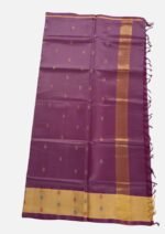 Orchid Purple Paturu Silk Saree - Image 3