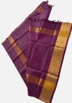 Orchid Purple Paturu Silk Saree - Image 4