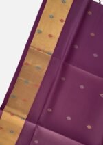 Orchid Purple Paturu Silk Saree - Image 5
