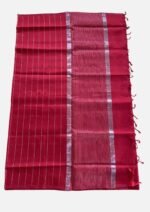 Borderless Handwoven Paturu Silk Saree - Image 7