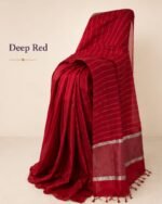 Borderless Handwoven Paturu Silk Saree - Image 5