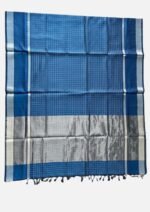 Checks Pattern Paturu Silk Saree - Image 4