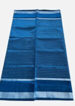 Checks Pattern Paturu Silk Saree - Image 3