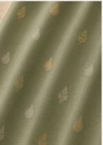 Sage Green & Purple Paturu Silk Saree - Image 4
